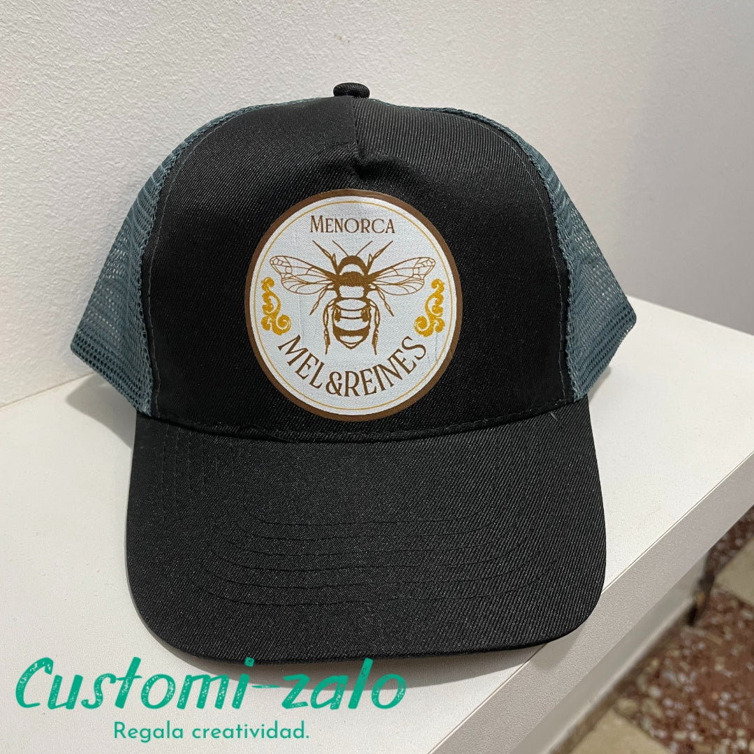 gorra personalizada negro