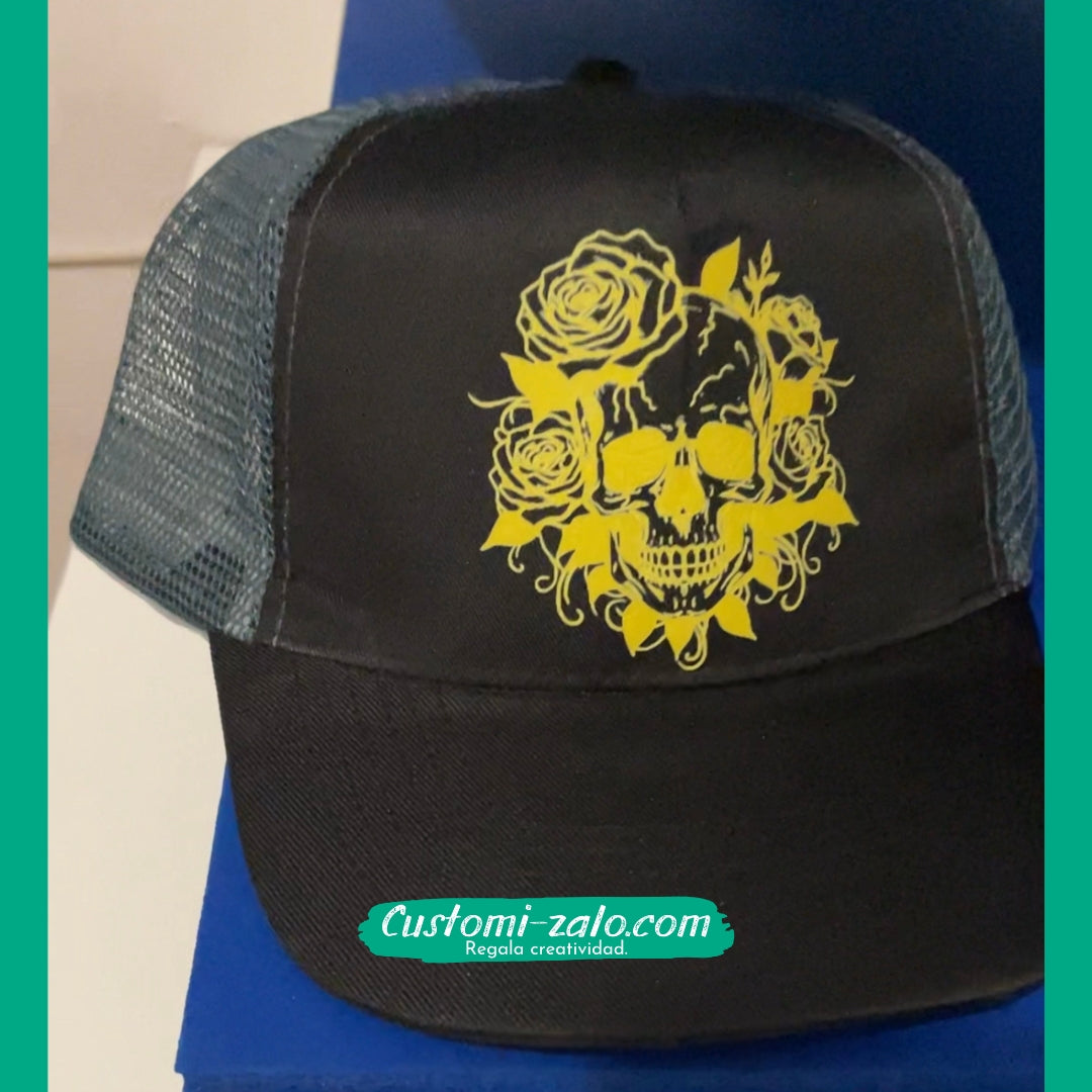 gorra personalizada negro