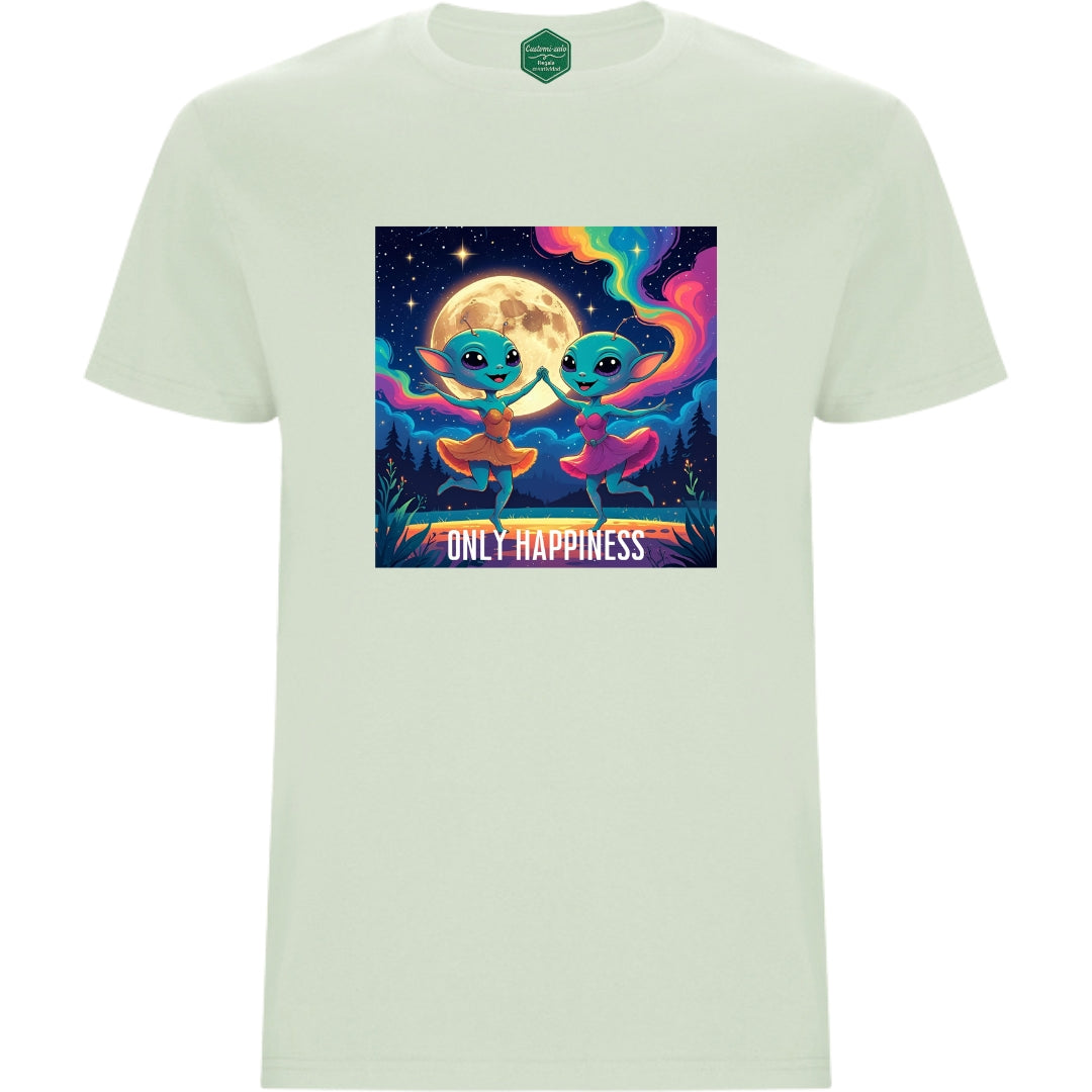 camiseta personalizada manga corta alien