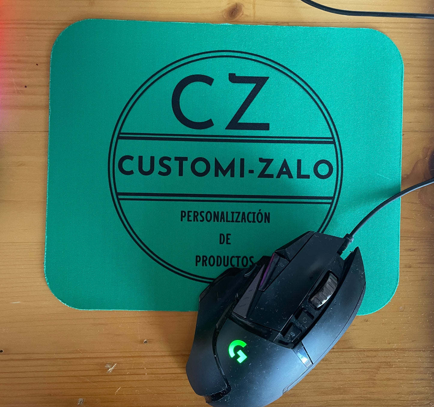 alfombrilla ordenador pc personalizada foto dibujo nombres letras colores game videojuego stream streamer