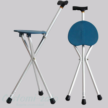 Asiento de bastón Plegable