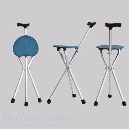 Asiento de bastón Plegable