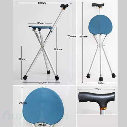 Asiento de bastón Plegable