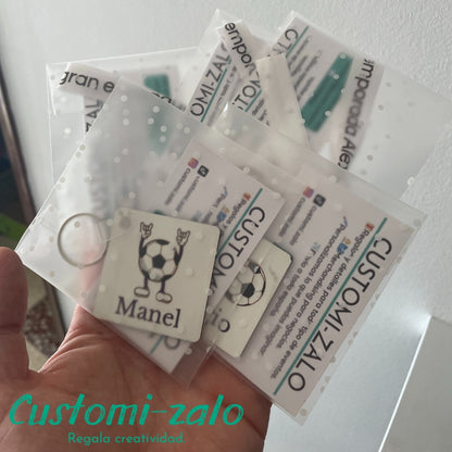 llavero personalizado foto dibujo nombres letras colores mdf 