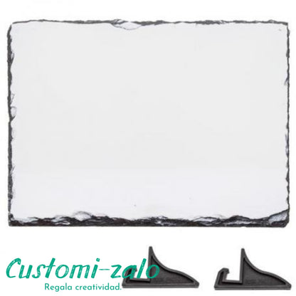 baldosa pizarra personalizada foto evento homenaje