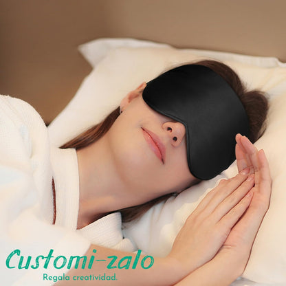 antifaz para dormir noche negro ojos descanso relax oscuro