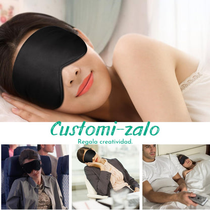 antifaz para dormir noche negro ojos descanso relax oscuro