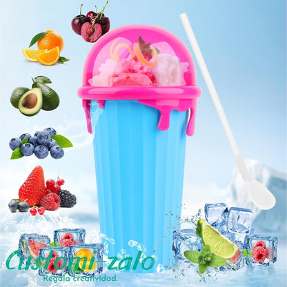 Taza granizadora sabores hielo granizado casa handmade verano