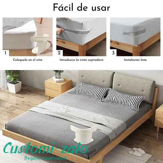 soporte sabanas cama dormir noche blanco transparente
