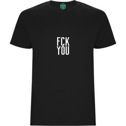 camiseta personalizada manga corta  fuck you