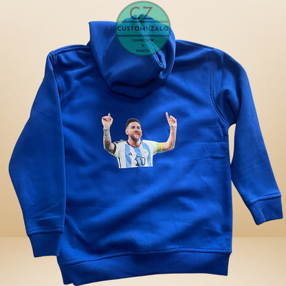 sudadera personalizada iniciales letras dibujo logo nombre foto colores recuerdo homenaje deporte