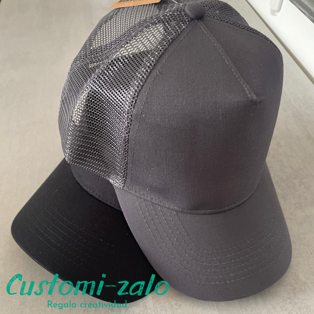  gorra personalizada beechfield color caramelo rosa negro gris