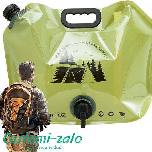 bolsa agua potable 8L camping bbq acampada viaje emergencia