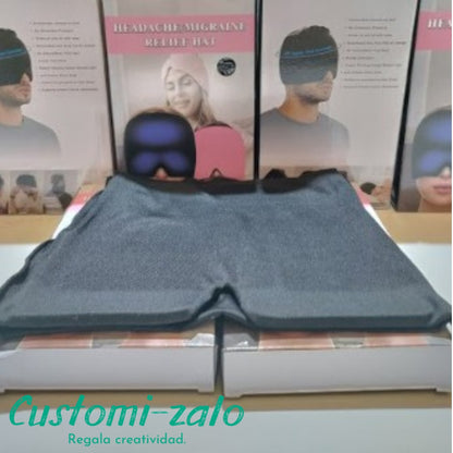 gorro gel migraña hombre mujer dolor cabeza