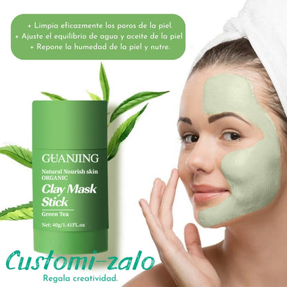 Mascarilla te verde facial rejuvenicimiento joven piel sana salud cuidado personal