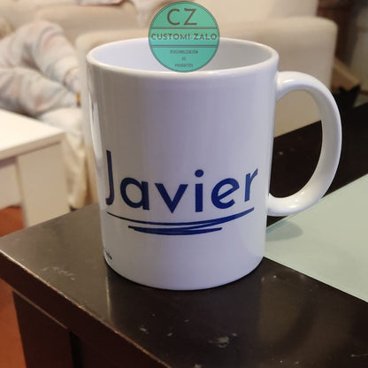 taza personalizada nombre letras foto recuerdo eventos